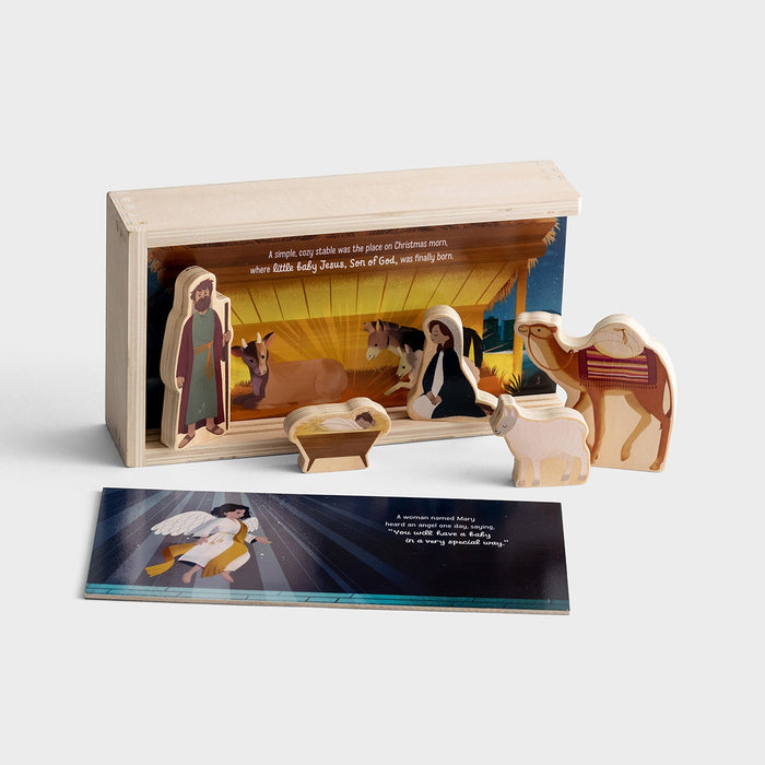 BibleBox Nativity and Advent Ornament Book Gift Set - Jesus Is Born