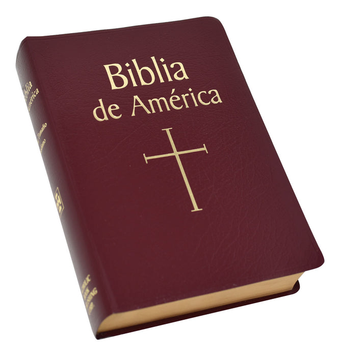 Biblia de America - Burgundy