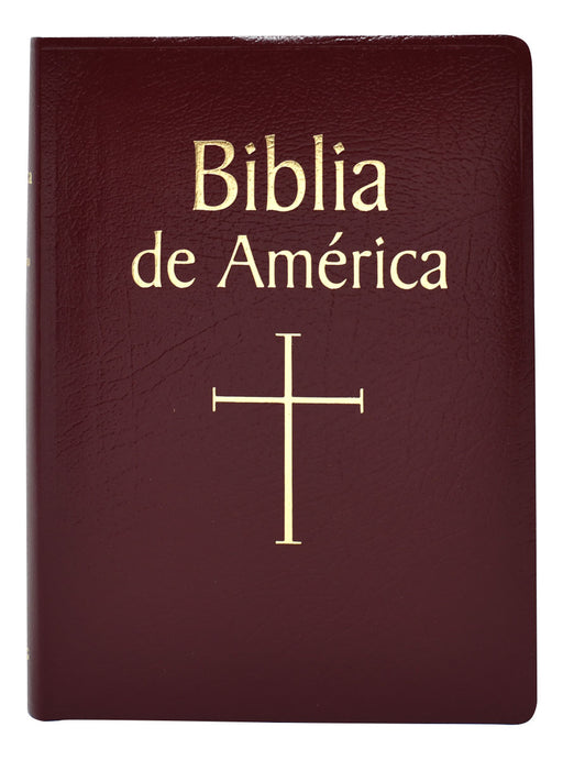 Biblia de America - Burgundy