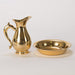 Bishop Lavabo Set Lavabo Set, Bishop Ewer and Basin Set. Polished Brass and Lacquered Lavabo Set.