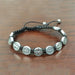 Black Slip Knot St. Benedict Bracelet