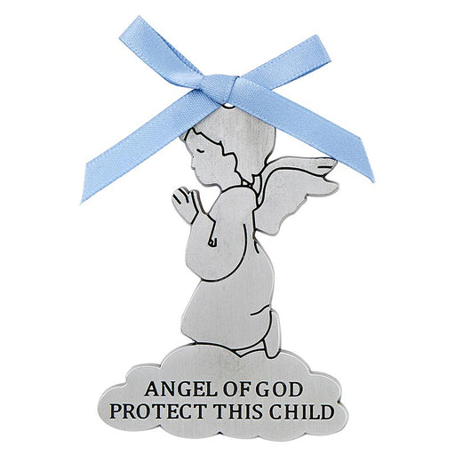 Blue Angel of God Crib Medal - 2 Pieces Per Package