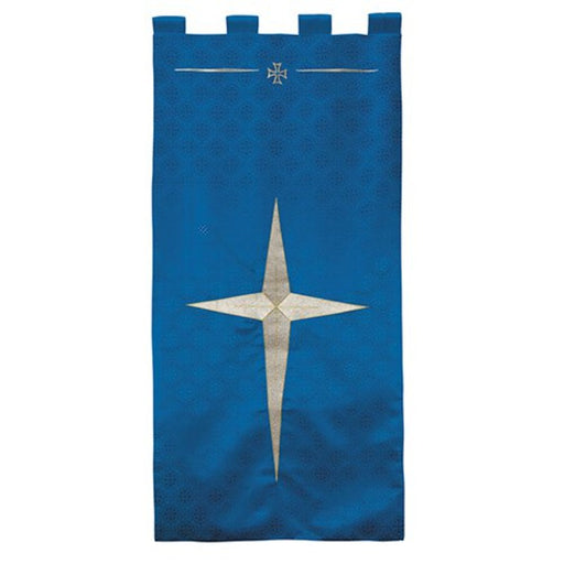 Blue Maltese Jacquard Banner