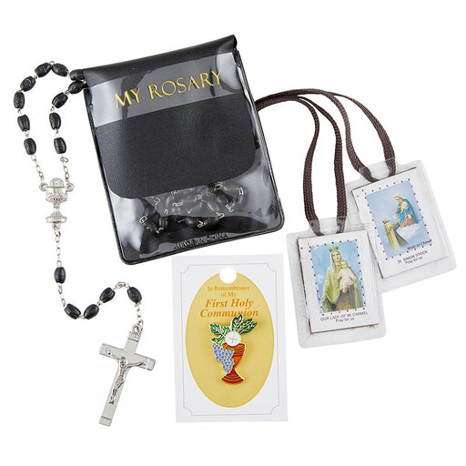 Boy First Communion Rosary Kit - 6 Pieces Per Package