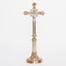 Traditional Marble Stem Crucifix and Candlesticks Altar Set