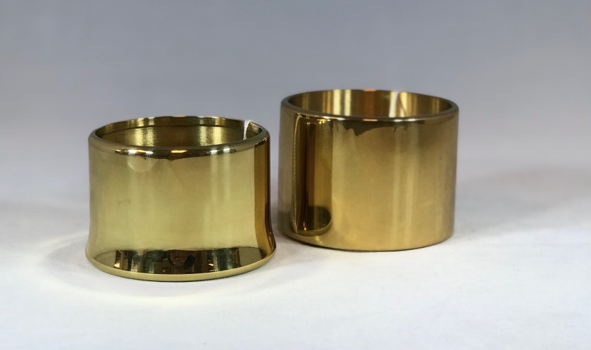 Brass Followers for Altar Candles Shell - 4 Sizes