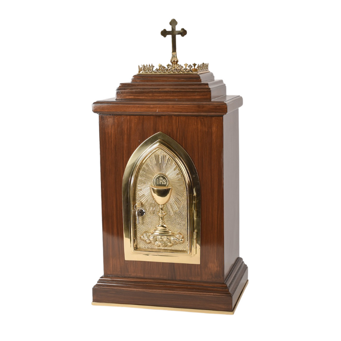Brass and Wood Body of Christ Tabernacle