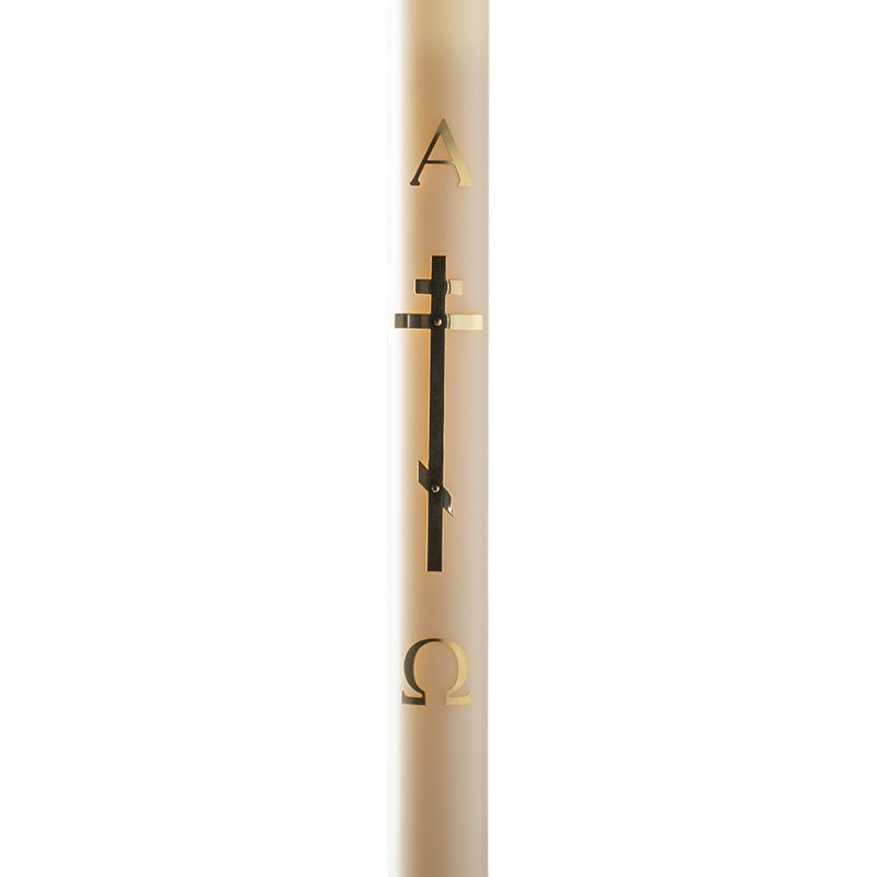 Paschal Candles Shells - Byzantine Cross - 9 Sizes — Agapao Store