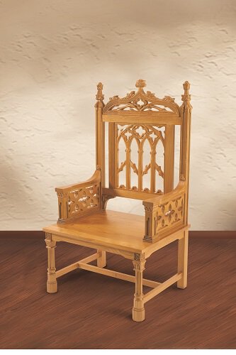 Canterbury Collection Celebrant Chair (Medium Stain)