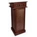 Carved Grapes Lectern - Walnut Stain Carved Grapes Lectern - Medium Oak Church Supply Church Goods Church Furniture