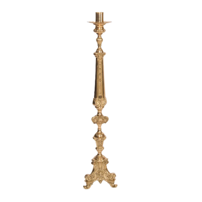 Cathedral Style Solid Brass Church Altar Candlestick