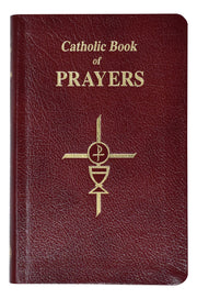 Catholic Book Of Prayers - Burgundy Leather