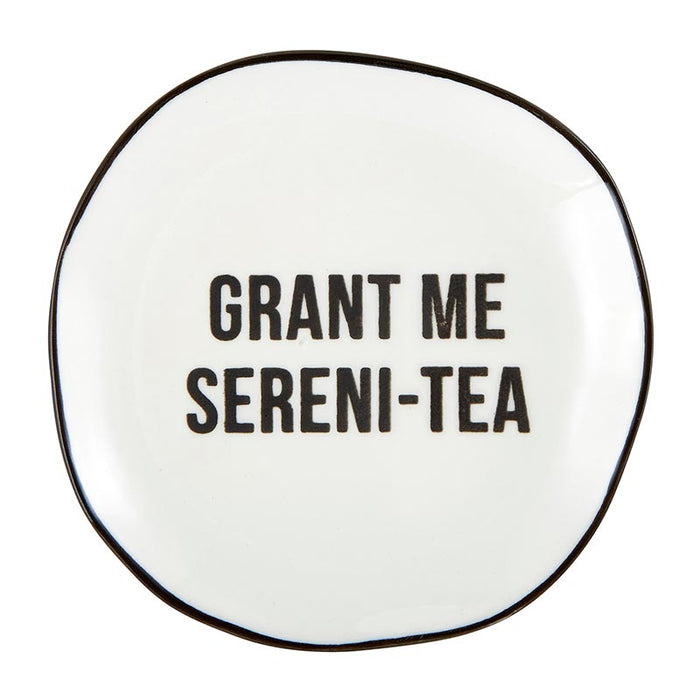Ceramic Tea Bag Rest - Grant Me Sereni-tea