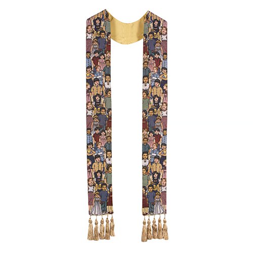 Children of the World Tapestry Stole Church Supply Church Apparels Stoles Overlay Stoles
