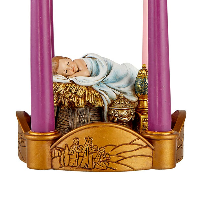 Christ Child Nativity Candleholder