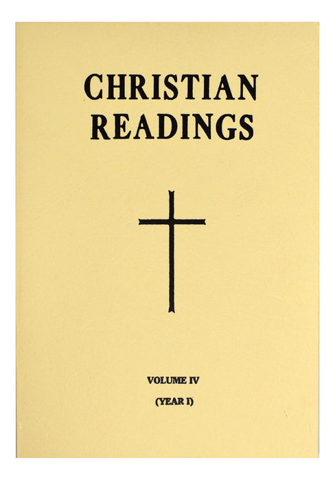 Christian Readings (Vol. IV/year I) - 6 Pieces Per Package