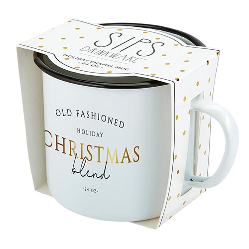 Christmas Blend -  Holiday Enamel Mug