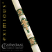Christus Rex Paschal Candle - Cathedral Candle - Beeswax - 17 Sizes