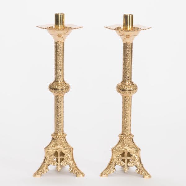 Classic Solid Brass Altar Candlestick