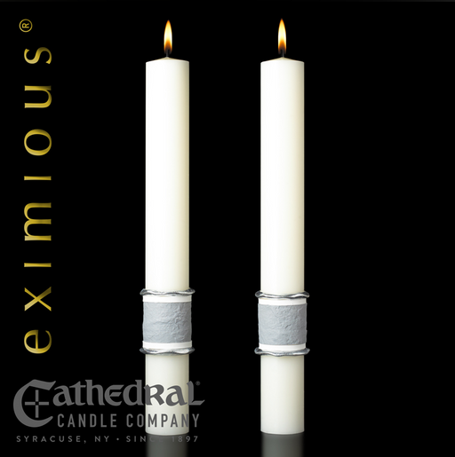 Complementing Altar Candle - Cathedral Candle - Way of The Cross - 4 Sizes