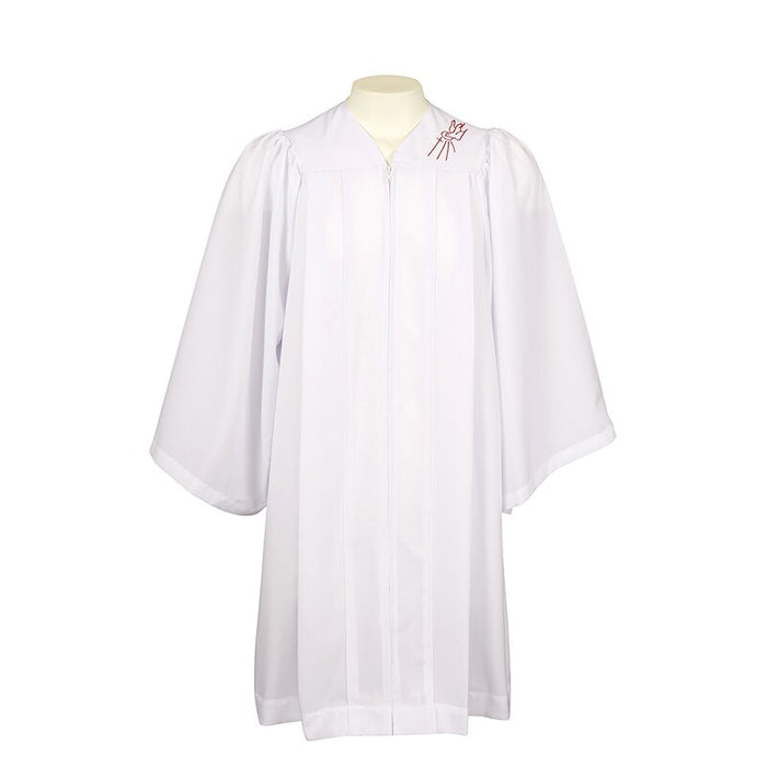Confirmation Robe Embroidered with Descending Dove Confirmation Robes Confirmation apparel