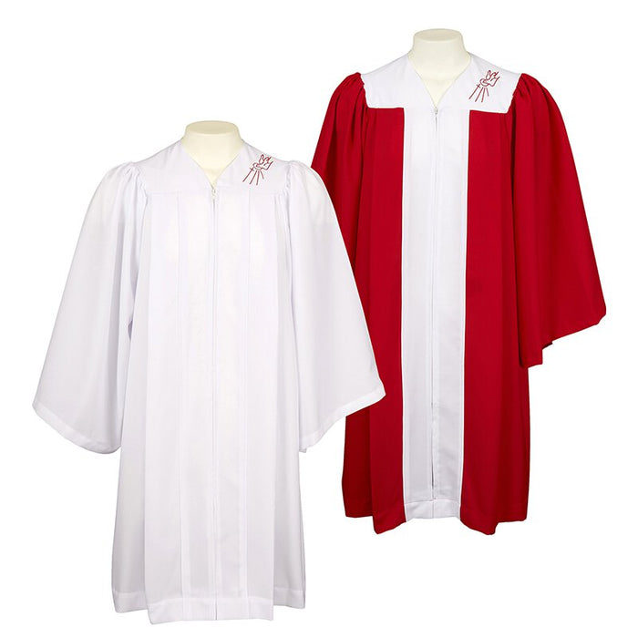 Confirmation Robe Embroidered with Descending Dove Confirmation Robes Confirmation  apparel