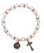 Copper Crystal Beads Miraculous Medal Rosary Bracelet our lady of miraculous medal power of the miraculous medal miraculous medal protection 