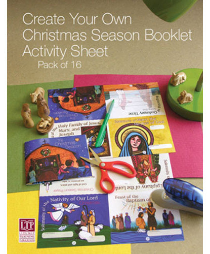 Create Your Own Christmas Season Booklet Activity Sheet - 4 Pieces Per Package