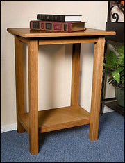 Credence Table (Pecan)