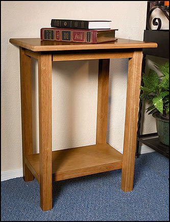 Credence Table (Pecan)