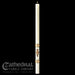 Cross of St. Francis Paschal Candle - Cathedral Candle - Beeswax - 18 Sizes