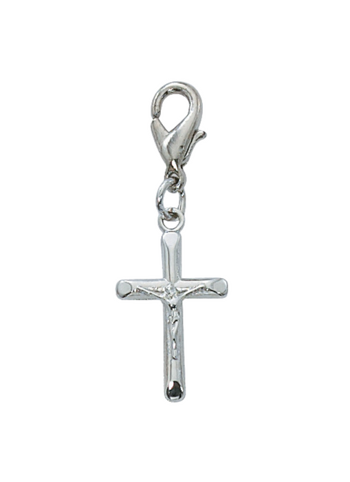 Crucifix Clip Charm