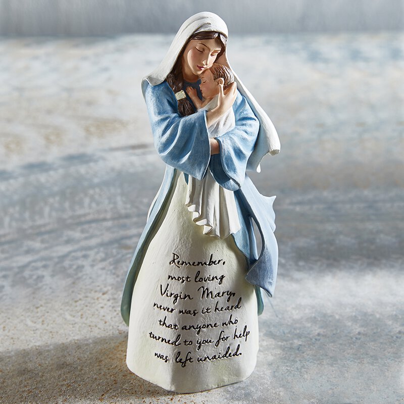 8" H Saints of God Madonna & Child Statue