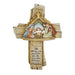 7.5"H Nativity Wood-Style Cross