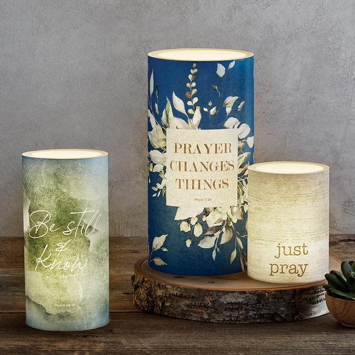Decorative LED Candle - Just Pray