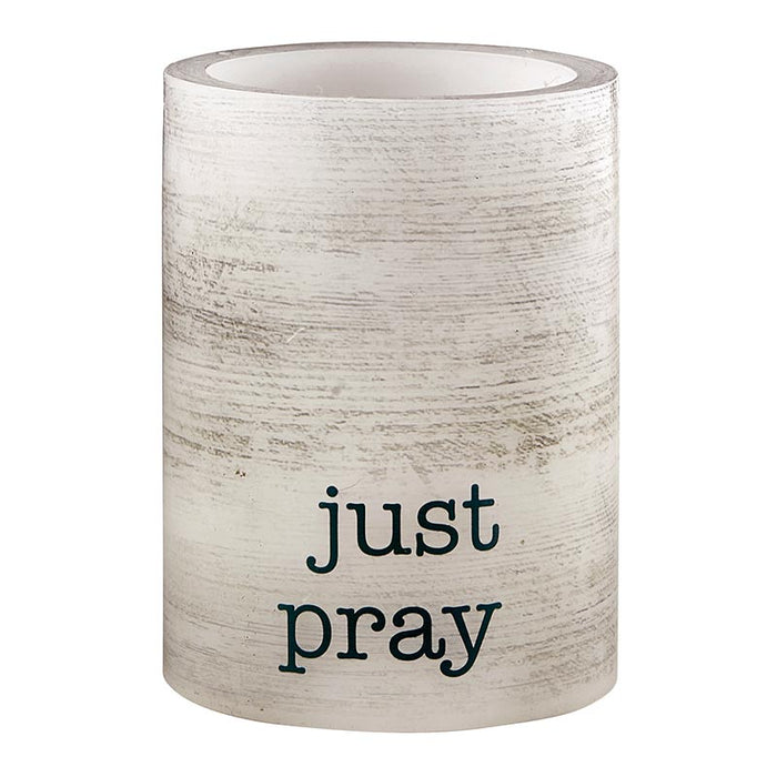 Decorative LED Candle - Just Pray
