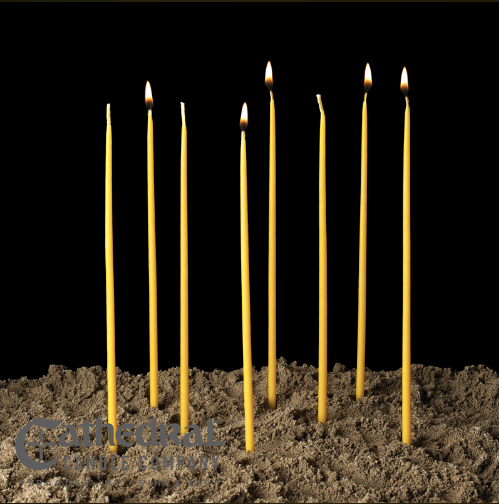 Devotional Tapers™ - 100% Beeswax - Unbleached