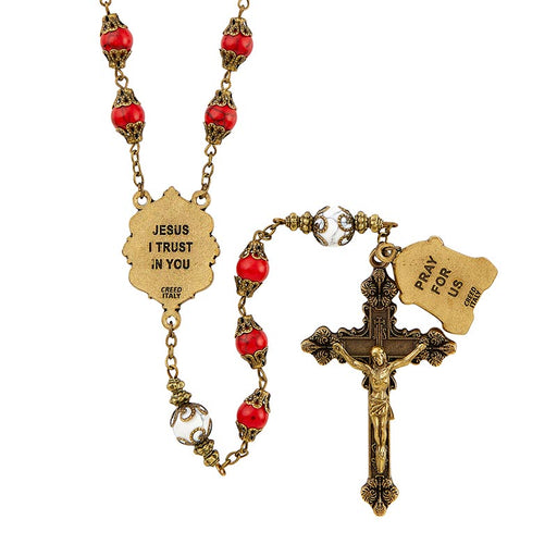 Divine Mercy Vintage Rosary