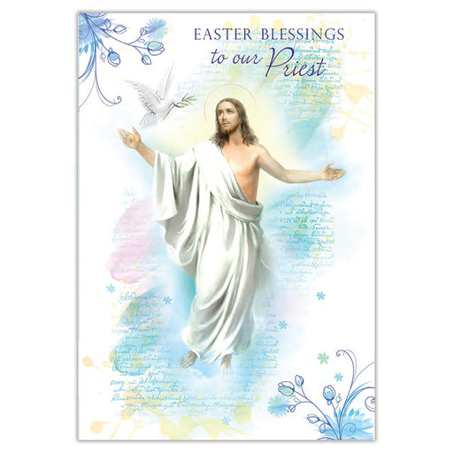 Easter Blessings to Our Priest - Easter Card