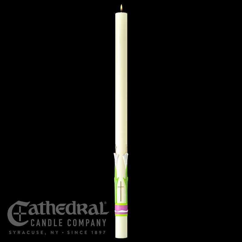 Easter Glory® Paschal Candle - Cathedral Candle - Beeswax -0