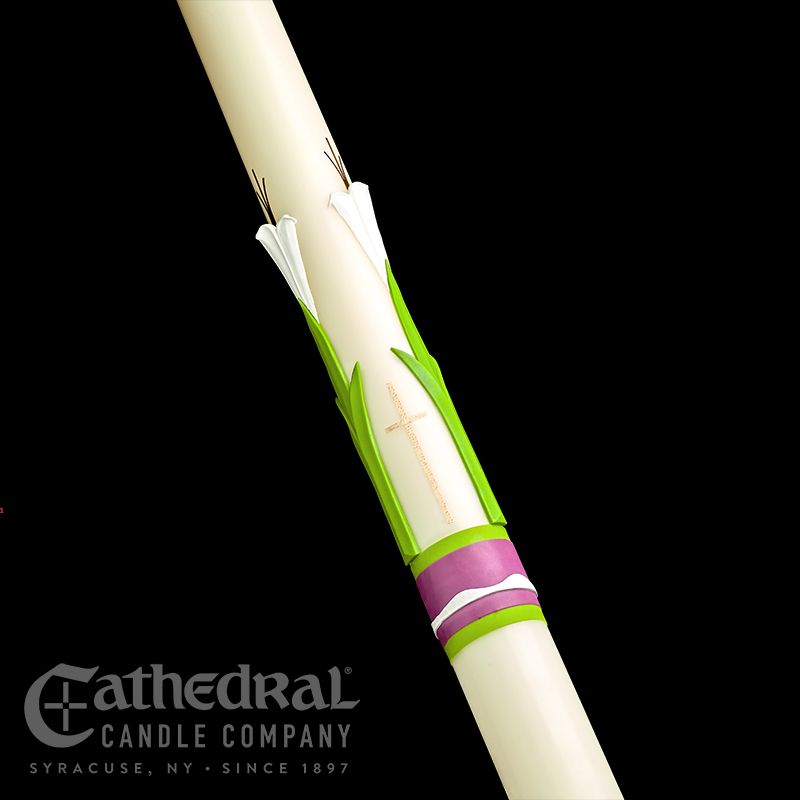 Easter Glory® Paschal Candle - Cathedral Candle - Beeswax 