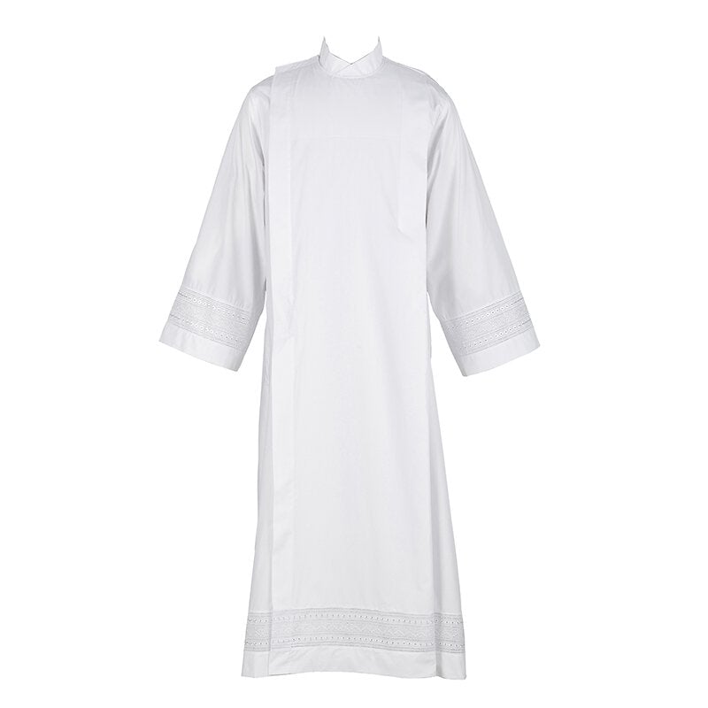 Embroidered Inset Alb Church Supply Church Apparels