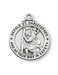 Engravable Sterling Silver Behold St. Christopher Medal w/ 20" Rhodium Plated Chain Engravable Sterling Silver Behold St. Christopher Medal Engravable Sterling Silver Behold St. Christopher necklace
