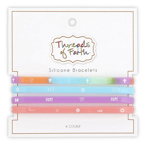 Silicone Bracelet Set - Rainbow