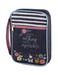 Stripe and Floral Print Scripture Bible Cover Exclusive Designed by Amylee Weeks