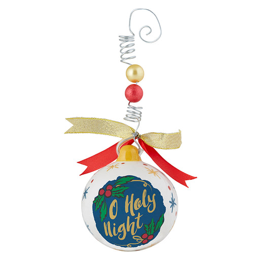 80mm Full-Color Ceramic Christmas Ornaments - O Holy Night