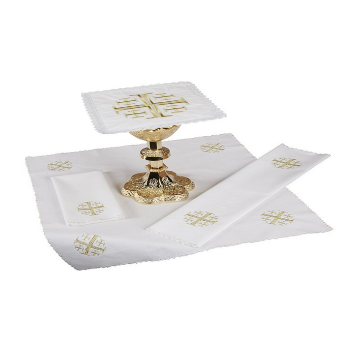 Jerusalem Cross Altar Linen Gift Set