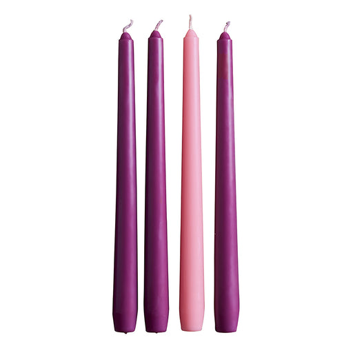 10" Advent Taper Candle - 4 Pieces Per Set