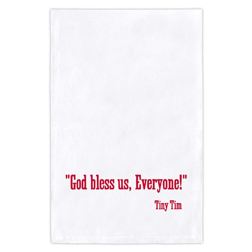 30" Sq Face To Face Thirty Boy Towel - God Bless Us