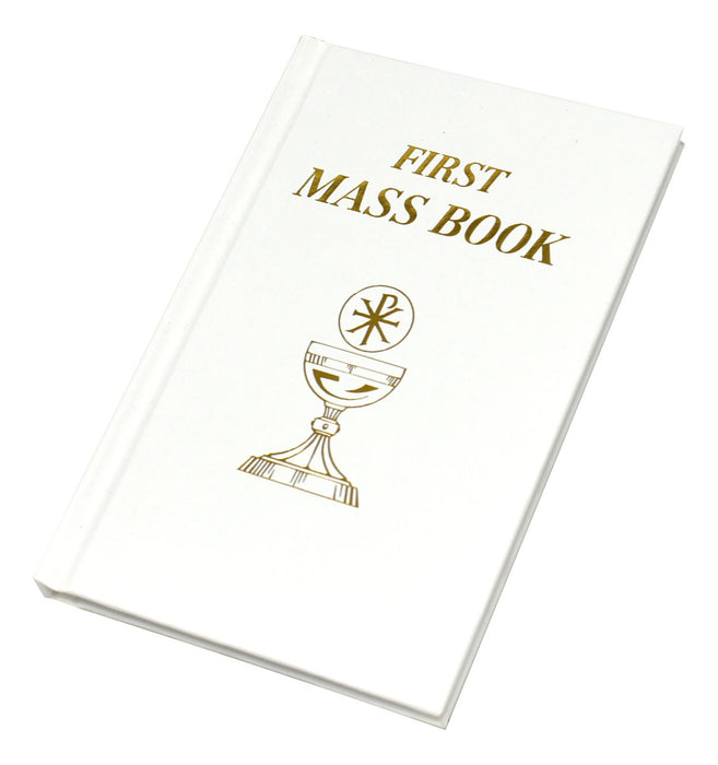 First Mass Book - White - Imitation Leather